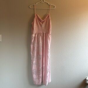 Vintage Satin Cowl Neck Jumpsuit